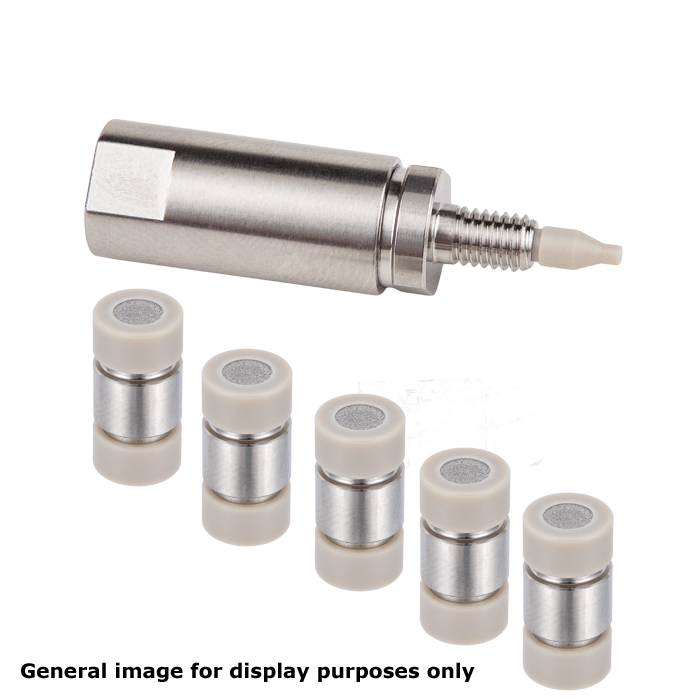 Guard Column starter set, Bidentate C18, complete with 5 each 2.0 mm ID x 10 mm long cartridges packed with 4 um, 100 A phase and 1 each guard column holder 1 PK.