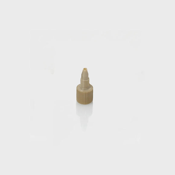 Fingertight One Piece 10-32 PEEK™ Male Nut/Ferrule for 1/16" OD Tubing (Waters# 186008714)