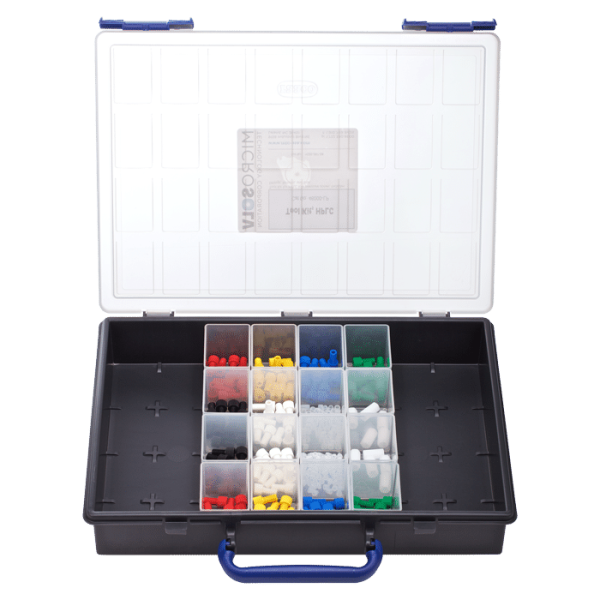 Fittings Kit for HPLC. Low Pressure. Includes and assortment of Flange Free Fittings and Ferrules, in an Organizing Box 1 EA.