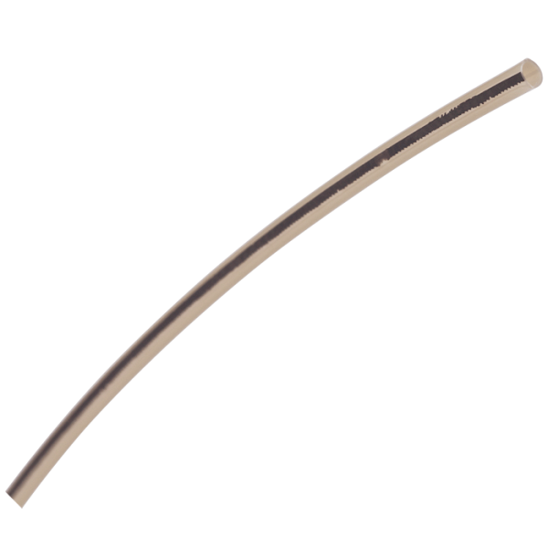 Tubing, PEEK, 0.055 inch (1.4 mm) ID, 1/16th inch (1.6 mm) OD, HPLC grade, black stripe, Your custom continous length tubing, priced per meter