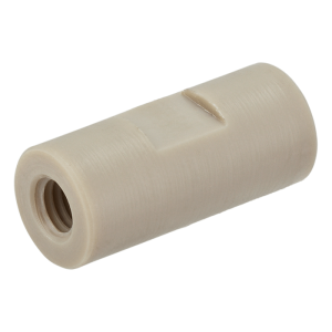 Union, Connector, low pressure, 0.8 mm / 0.031 inches through hole with 10-32 mm screw threads. PEEK, straight line 1 EA.