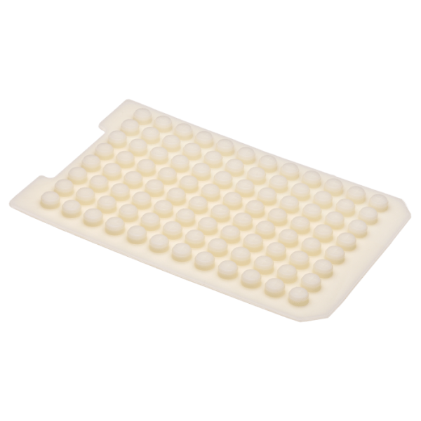 Mat, Sealing, Large, Chemical Resistant Polymer, Pre-Slit, Plug Style for 96, 500 or 1000ul Inserts, 1 EA.
