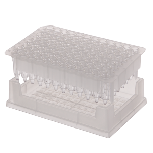 Inserts, in Racks with a Base. Includes 96, Clear, 500ul Glass Low Volume Precision Inserts with wide conical points. For use in the Micro-Sample Management System, 1 EA.